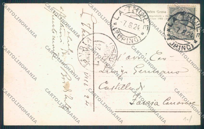 Aosta La Thuile Genta cartolina ZQ4815 – retro