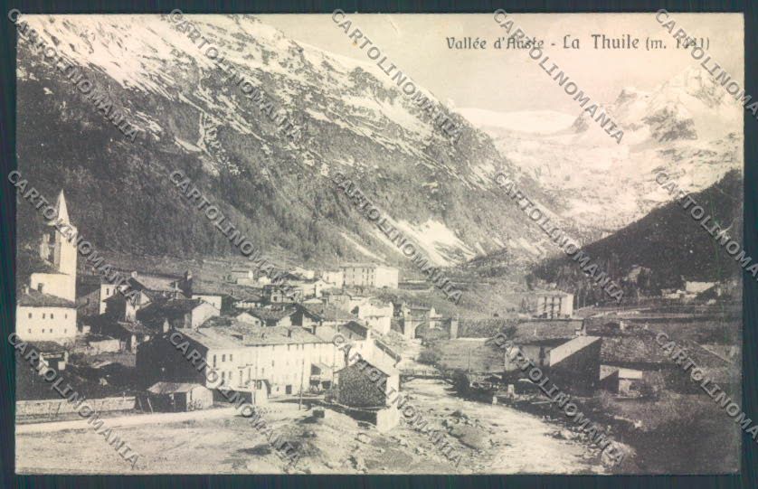 Aosta La Thuile cartolina ZQ4821 – fronte