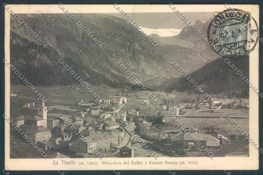 Aosta La Thuile cartolina ZQ4823 – fronte