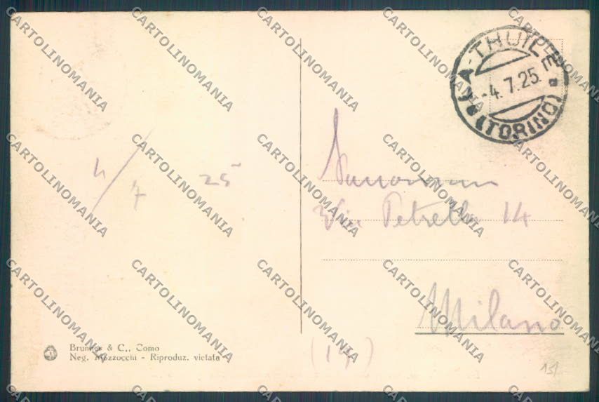 Aosta La Thuile cartolina ZQ4823 – retro