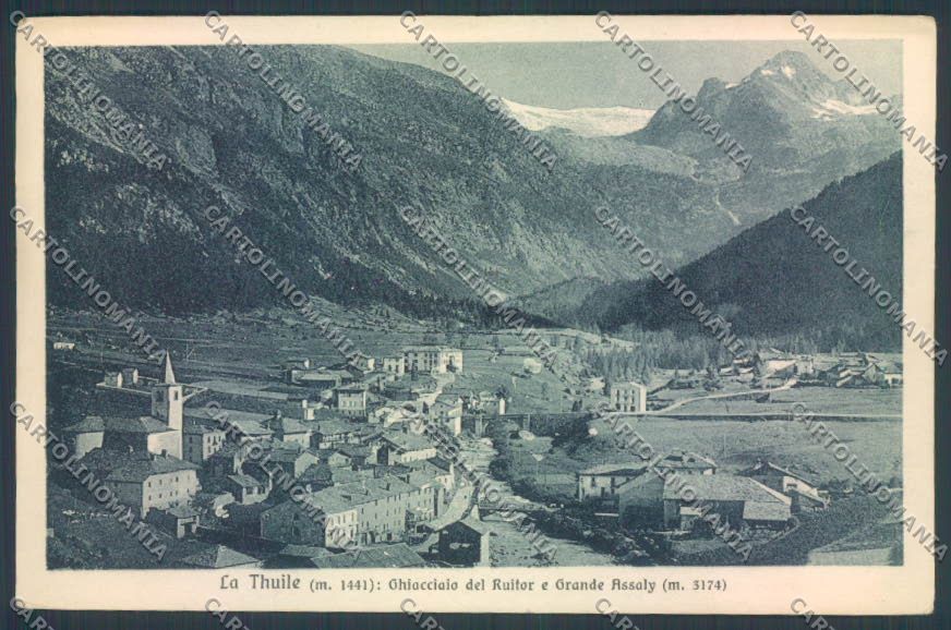 Aosta La Thuile cartolina ZQ4828 – fronte