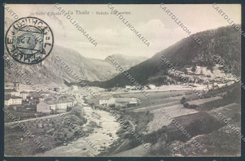 Aosta La Thuile cartolina ZQ4830 – fronte