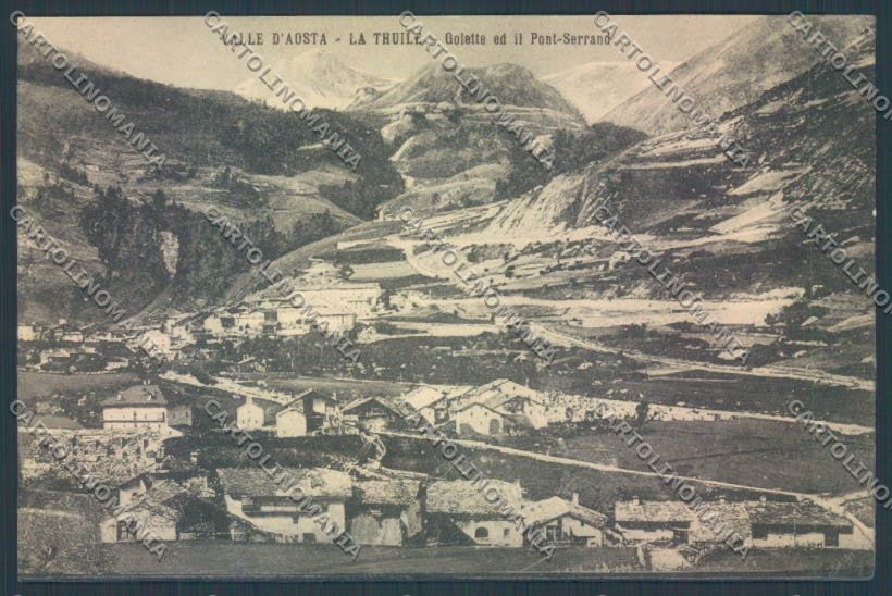Aosta La Thuile cartolina ZQ4831 – fronte