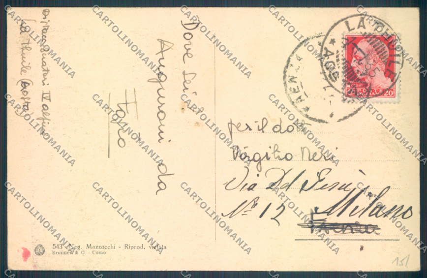 Aosta La Thuile cartolina ZQ4834 – retro