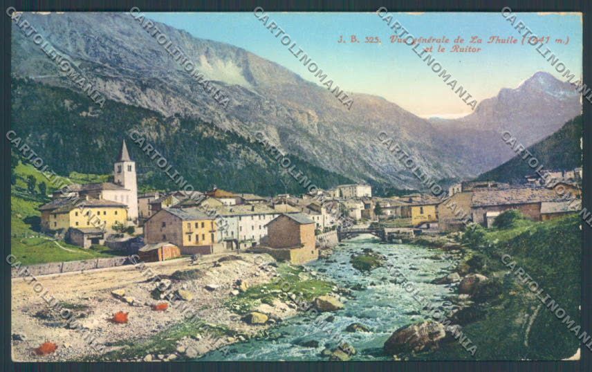 Aosta La Thuile cartolina ZQ4835 – fronte