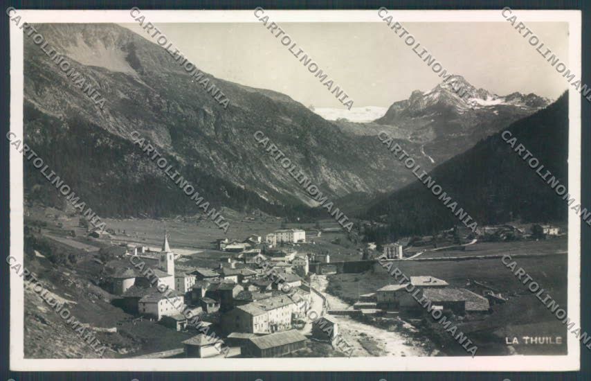 Aosta La Thuile Foto cartolina ZQ4839 – fronte