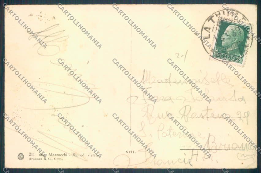 Aosta La Thuile cartolina ZQ4840 – retro