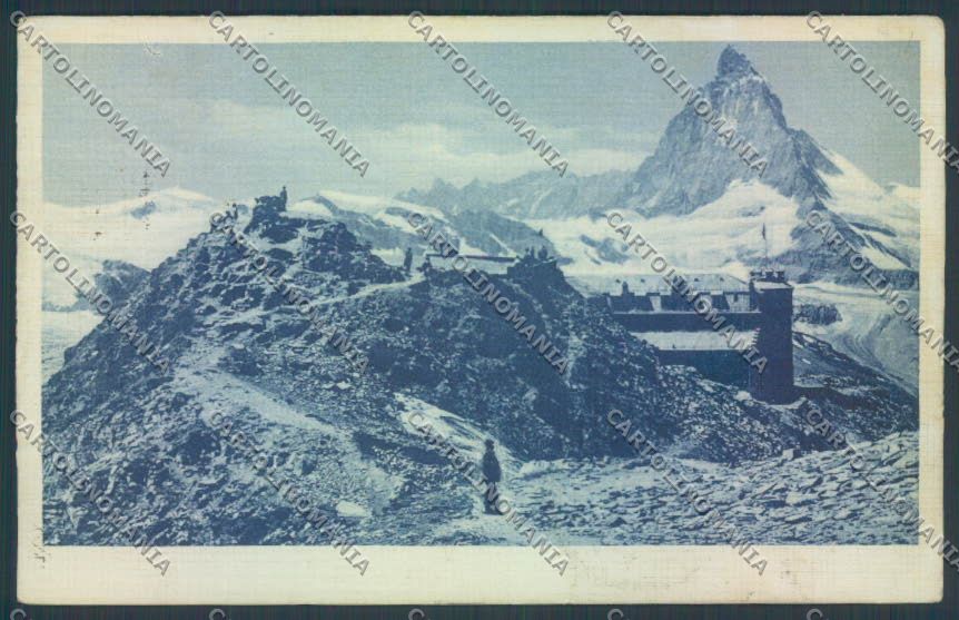 Aosta Valtournenche Cervino cartolina ZQ4868 – fronte