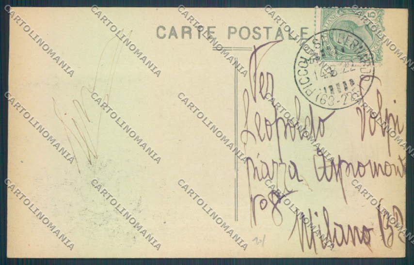 Aosta La Thuile Piccolo San Bernardo cartolina ZQ4895 – retro
