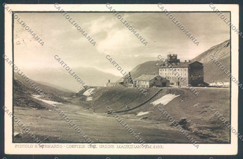 Aosta La Thuile Piccolo San Bernardo cartolina ZQ4901 – fronte