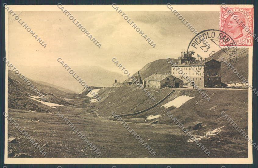 Aosta La Thuile Piccolo San Bernardo cartolina ZQ4906 – fronte
