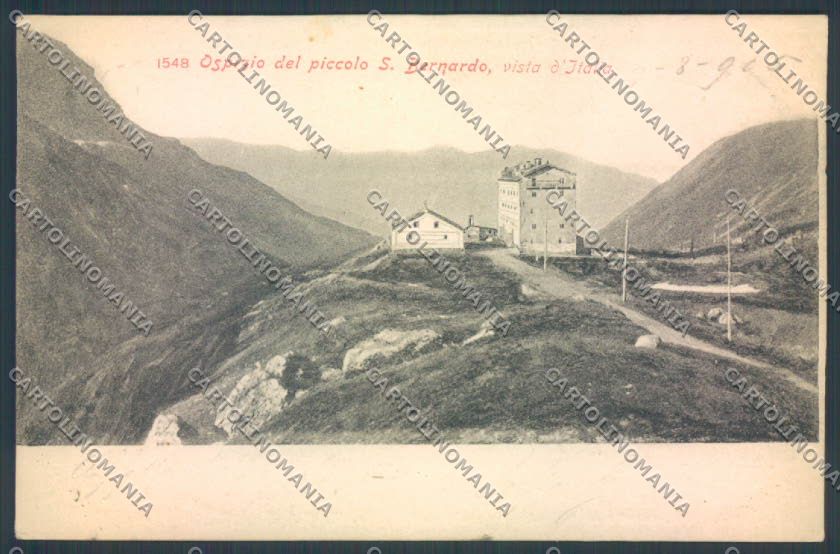 Aosta La Thuile Piccolo San Bernardo cartolina ZQ4908 – fronte
