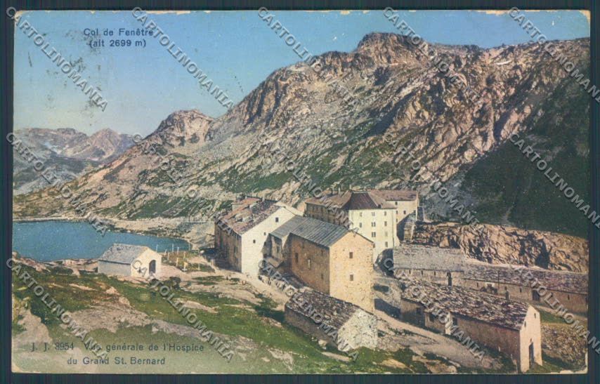 Aosta La Thuile Piccolo San Bernardo cartolina ZQ4909 – fronte