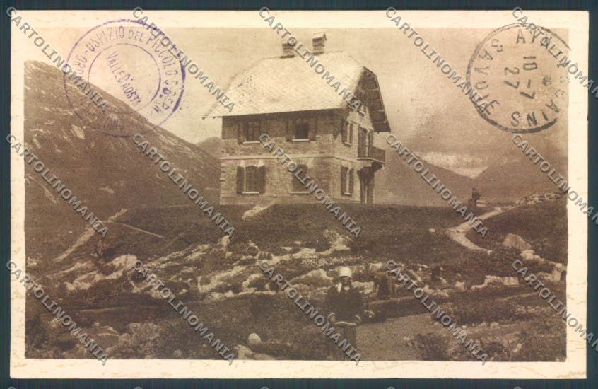 Aosta La Thuile Piccolo San Bernardo Chanousia cartolina ZQ4922 – fronte