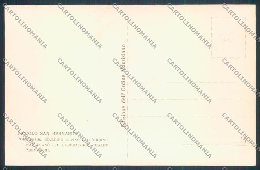 Aosta La Thuile Piccolo San Bernardo Chanousia cartolina ZQ4922 – retro