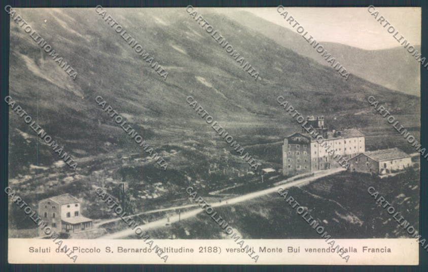 Aosta La Thuile Piccolo San Bernardo Genta cartolina ZQ4928 – fronte