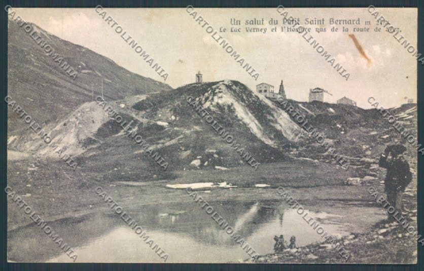 Aosta La Thuile Piccolo San Bernardo cartolina ZQ4929 – fronte