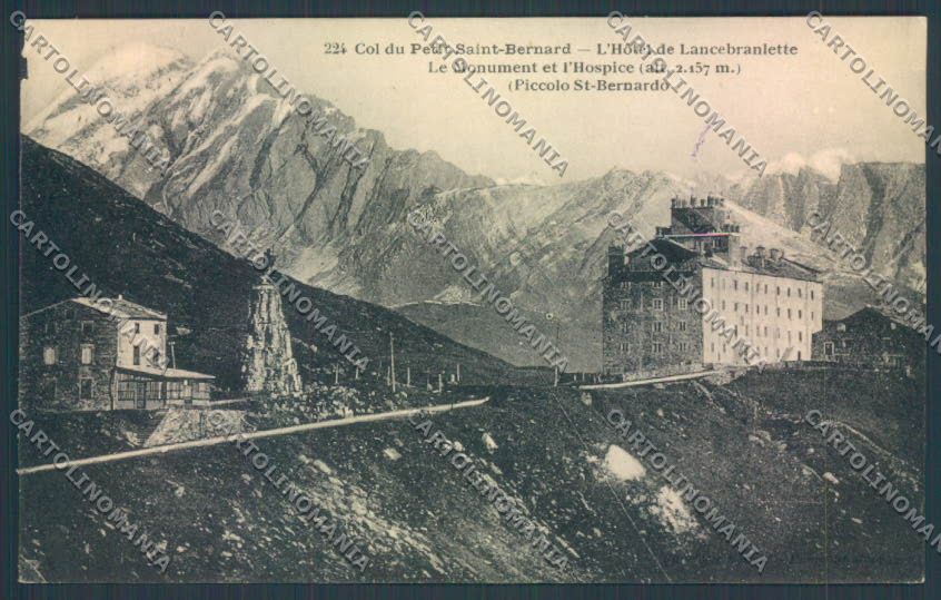 Aosta La Thuile Piccolo San Bernardo cartolina ZQ4930 – fronte