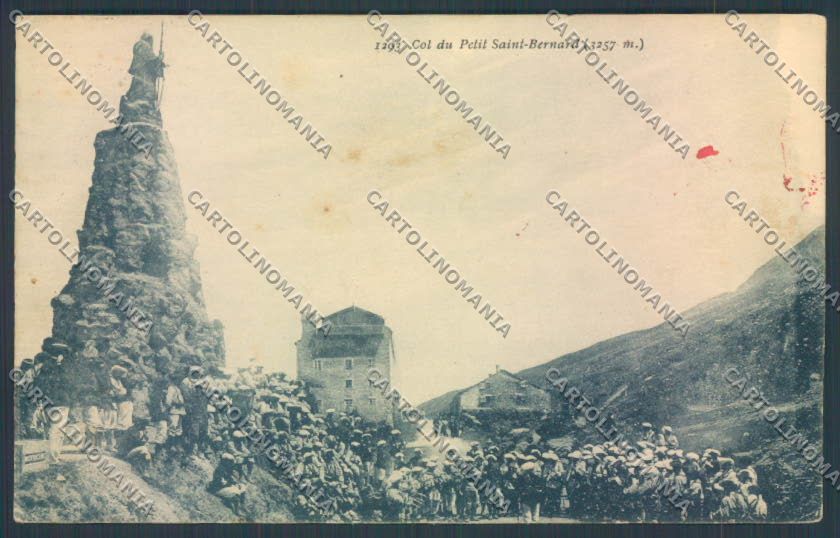 Aosta La Thuile Piccolo San Bernardo cartolina ZQ4936 – fronte
