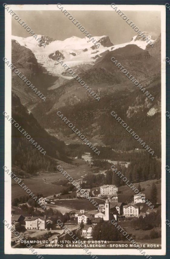 Aosta Ayas Champoluc Monte Rosa Foto cartolina ZQ4953 – fronte