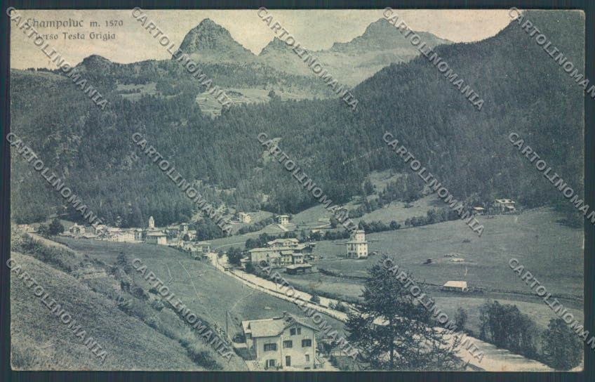 Aosta Ayas Champoluc cartolina ZQ4956 – fronte