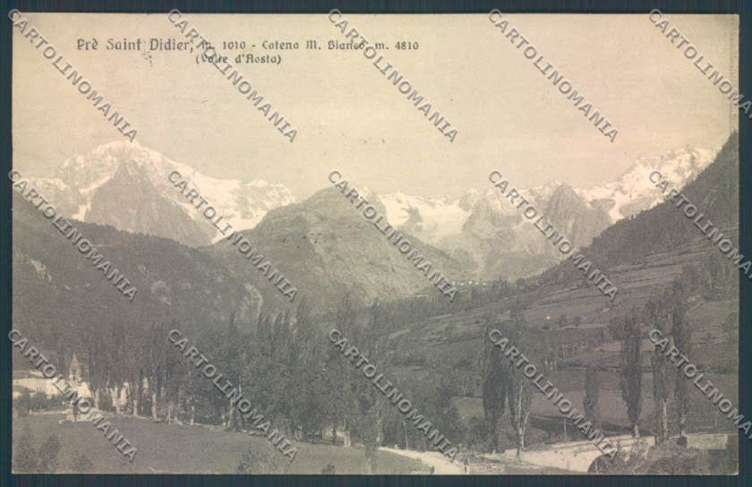 Aosta Prè Saint Didier PIEGHINE cartolina ZQ4958 – fronte