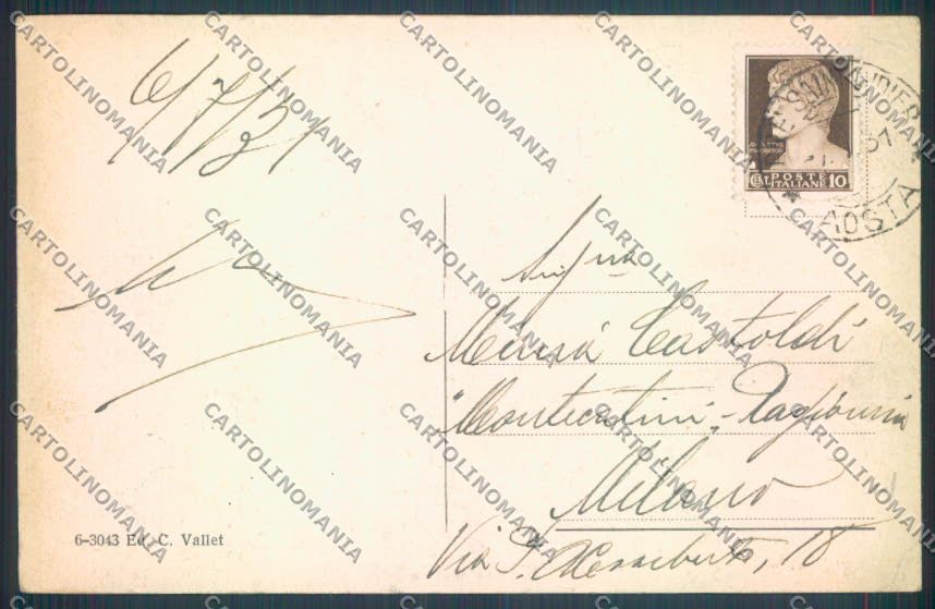 Aosta Prè Saint Didier cartolina ZQ4959 – retro