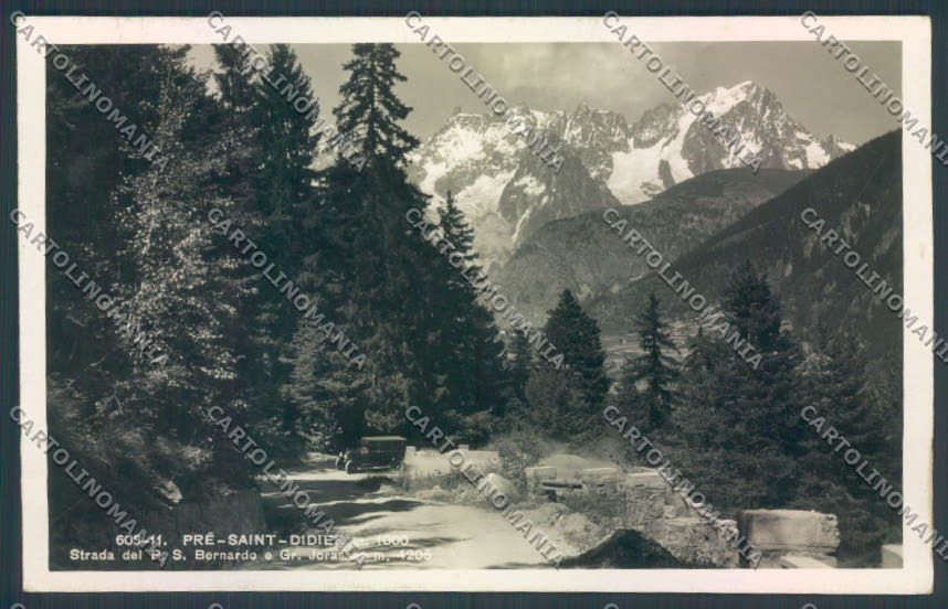 Aosta Prè Saint Didier Foto cartolina ZQ4961 – fronte