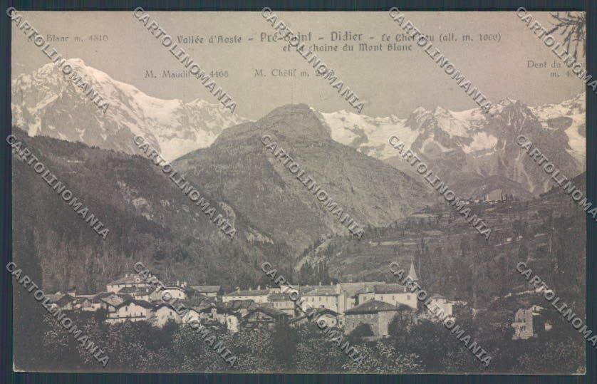 Aosta Prè Saint Didier cartolina ZQ4963 – fronte
