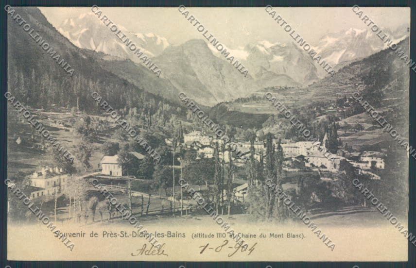 Aosta Prè Saint Didier Genta cartolina ZQ4964 – fronte