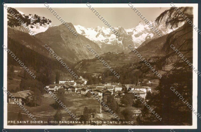 Aosta Prè Saint Didier Foto cartolina ZQ4966 – fronte