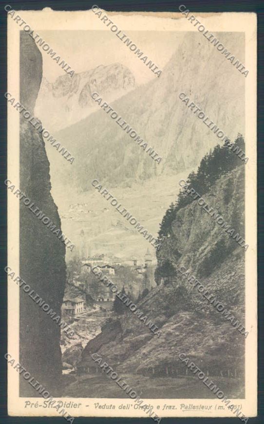 Aosta Prè Saint Didier ABRASA cartolina ZQ4968 – fronte