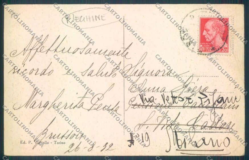 Aosta Brusson PIEGHINE cartolina ZQ4977 – retro