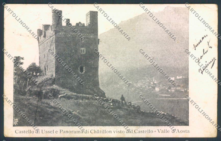 Aosta Chatillon PIEGHE cartolina ZQ4981 – fronte
