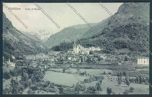 Aosta Chatillon cartolina ZQ4985 – fronte
