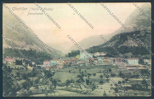 Aosta Chatillon STRAPPINO cartolina ZQ4988 – fronte