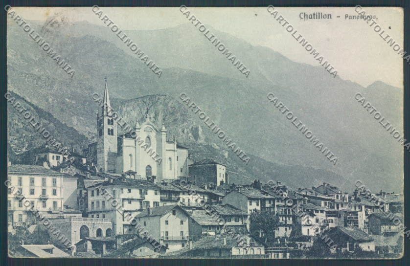 Aosta Chatillon cartolina ZQ4989 – fronte