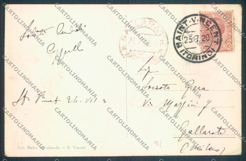 Aosta Chatillon cartolina ZQ4989 – retro
