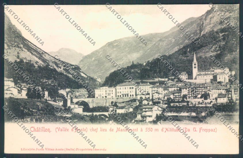 Aosta Chatillon cartolina ZQ4998 – fronte