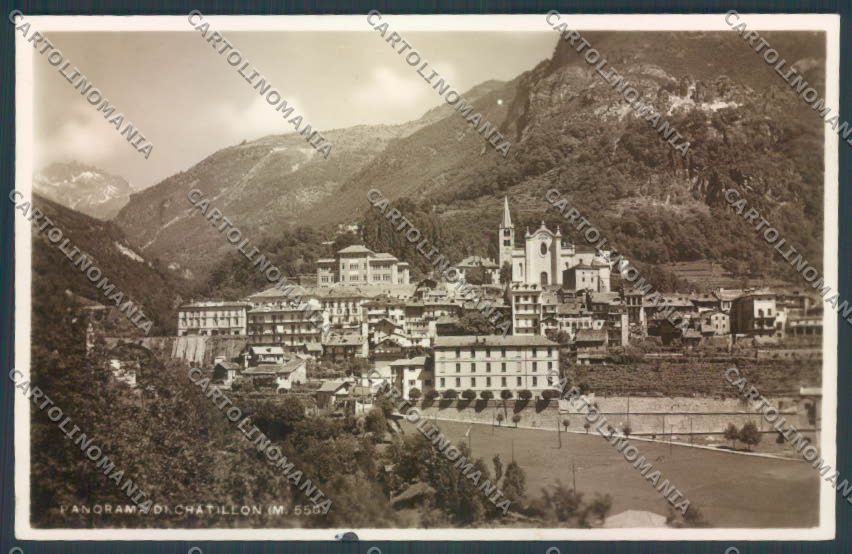 Aosta Chatillon Foto cartolina ZQ5000 – fronte