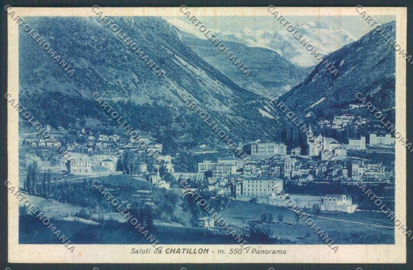 Aosta Chatillon cartolina ZQ5001 – fronte