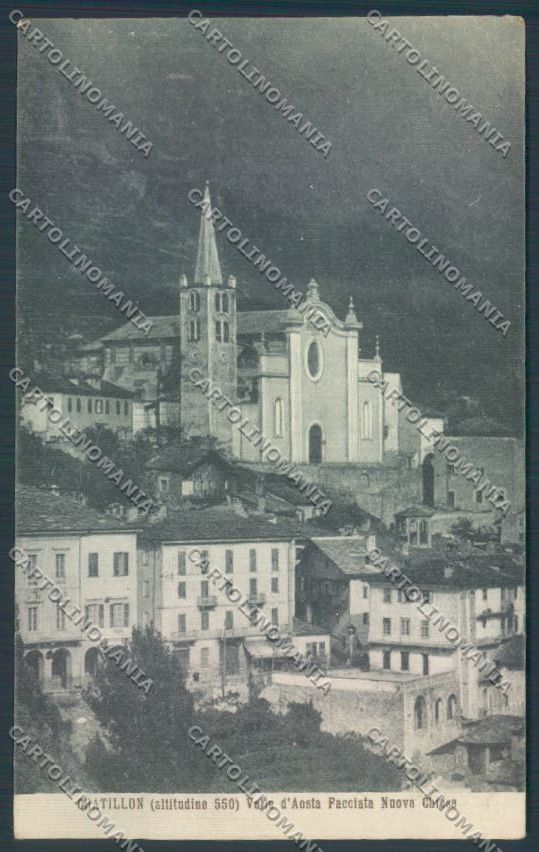 Aosta Chatillon Genta cartolina ZQ5002 – fronte