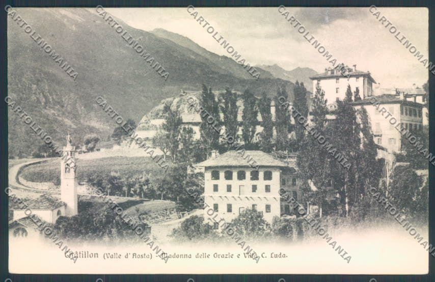 Aosta Chatillon cartolina ZQ5003 – fronte