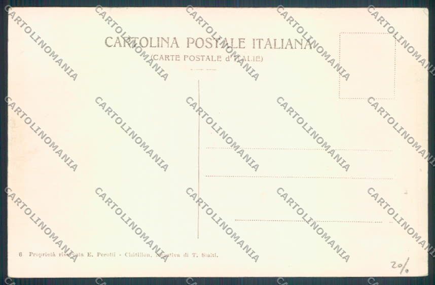 Aosta Chatillon cartolina ZQ5003 – retro