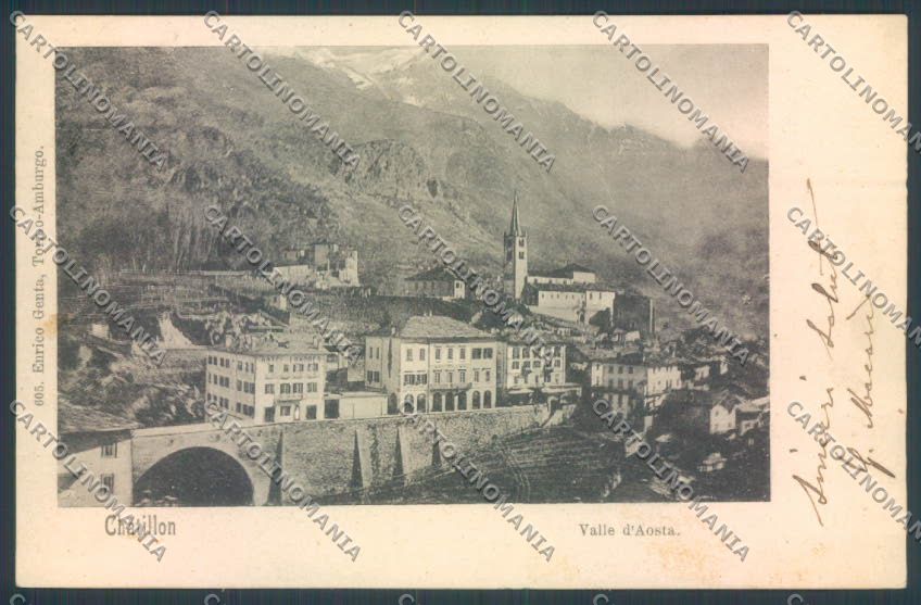 Aosta Chatillon cartolina ZQ5007 – fronte