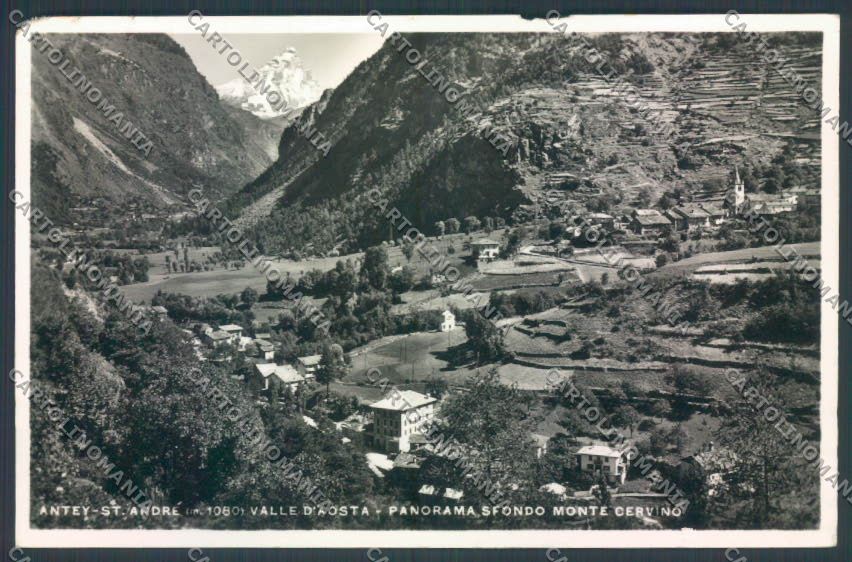 Aosta Antey Saint Andrè Cervino ABRASA Foto cartolina ZQ5010 – fronte