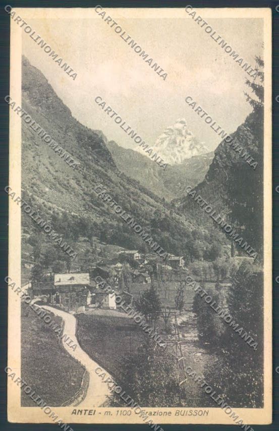 Aosta Antey Saint Andrè Buisson cartolina ZQ5015 – fronte
