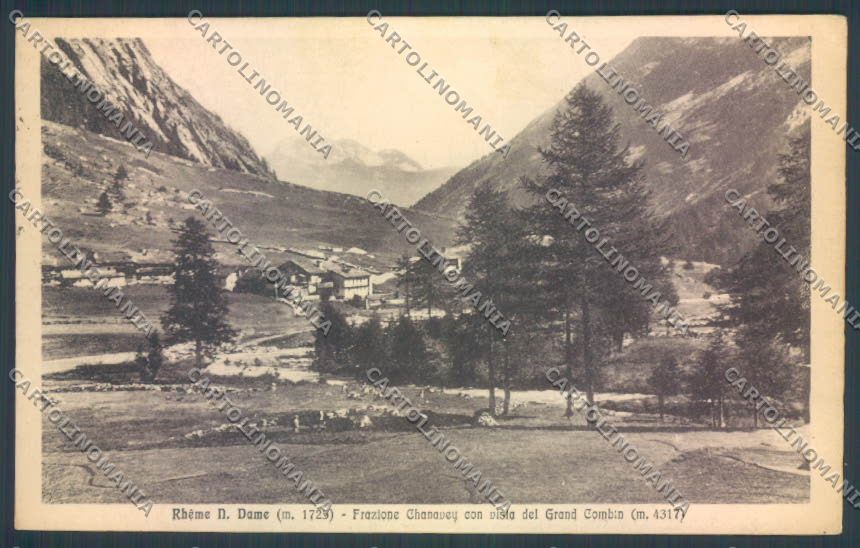 Aosta Rhemes Notre Dame cartolina ZQ5017 – fronte