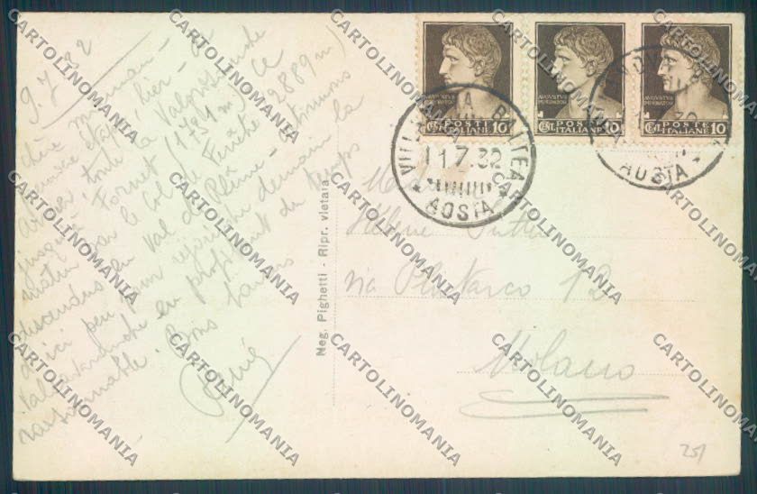Aosta Rhemes Notre Dame cartolina ZQ5020 – retro