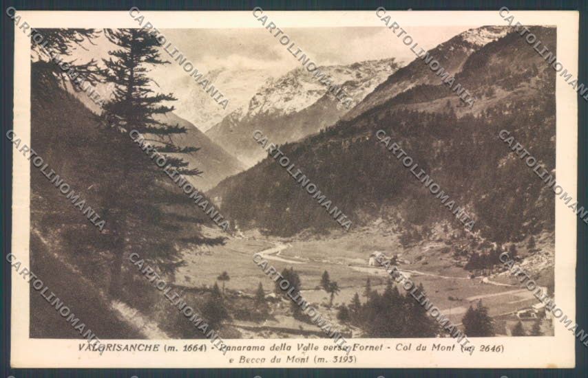 Aosta Valgrisenche cartolina ZQ5025 – fronte